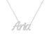 Gold Name Necklace - Aria
